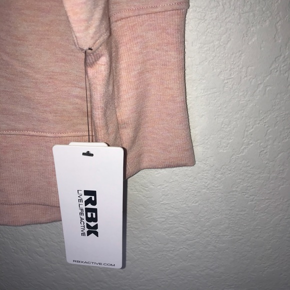 Reebok Pink Sweatshirt w/ Thumbholes Sz L BNWT - Picture 3 of 11